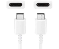USB kabelis Samsung EP-DA705BWE 25W 3A Type-C-Type-C 1.0m baltas