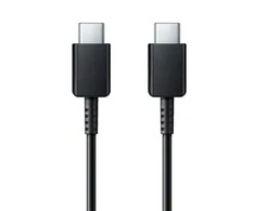 USB kabelis originalus Samsung EP-DX310JBEGEU Type-C-Type-C 1.8m pakuotėje juodas