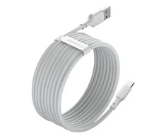 USB kabelių rinkinys Baseus Simple Wisdom Data Cable Kit USB to Type-C 5A (2PCS/Set) 1.5m baltas TZCATZJ-02