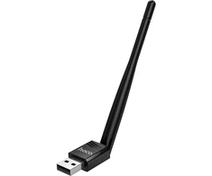 USB Wi-Fi adapteris Hoco HI37 Wi-Fi4 juodas