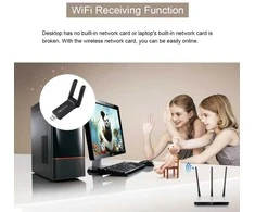 USB Wi-Fi adapteris Reach UWA-1 1300Mbps 802.11ac/a/b/g/n juodas