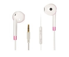 2GO In-Ear Stereo Ausinės "Comfort" - baltas/rožinis