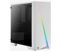 AEROCOOL AEROPGSCYLONMINI-WH PC dėklas Micro-ATX Aerocool CYLON MINI RGB Baltas - USB3.0