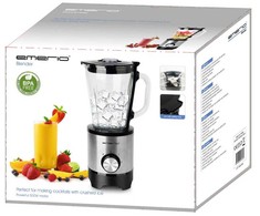 Emerio kokteilinė su stikliniu 1,5 l indu, 500 W, ledo smulkinimo funkcija BL-130988