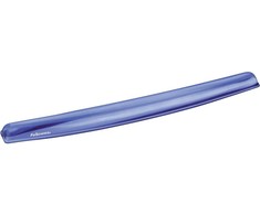 Fellowes Klaviatūra-riešo atrama Crystal Gel mėlyna