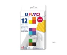 FIMO – minkštas rinkinys 12x25 g – pagrindinis (8023 C12-1)