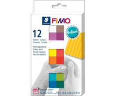 Staedtler FIMO 8023 C, Modelis, Įvairių spalvų, Suaugusiesiems, 12 vnt., 110 °C, 30 min.