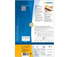 Herma HERMA 10775 etiketės spausdinimui Baltas Lipnios etiketės spausdinimui