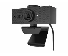 HP 625 USB FHD konferencijų verslo internetinė kamera – pakreipta, pasukama, dvigubą triukšmą mažinantis mikrofonas, HDR, suderinama su „Windows Hello“, pritvirtinama – Juodas