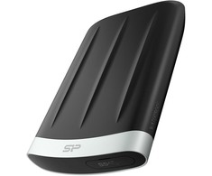 Kietasis diskas Dysk zewnętrzny HDD Silicon Power 6.3cm (2.5'') 1TB USB3.2 A65B water/res. Juodas