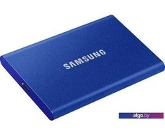 Išorinis kietasis diskas SSD SAMSUNG T7/2TB/USB 3.2/Rašymo greitis 1000 MB/sek/Skaitymo greitis 1050 MB/sek/MU-PC2T0H/WW