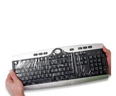 Klaviatūra Baaske Tastaturschutzfolie uni flex transparent