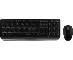 CHERRY GENTIX Desktop Wireless Maus&amp;Klaviatūra DE juodas