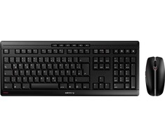 CHERRY STREAM Desktop Wireless Maus&amp;Klaviatūra DE juodas