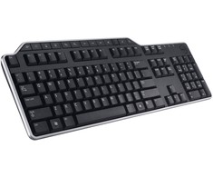 Klaviatūra Dell KB522 Keyb USB Desktop German juodas