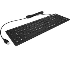 KeySonic Industrie-TAS, 105 Tasten, USB, BK, KSK-8030 IN(DE)