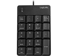 Logilink klaviatūra mit USB-A Anschluss juodas