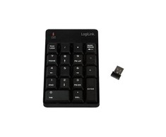 Logilink klaviatūra wireless, mit 18 Tasten, juodas
