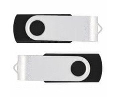 Pendrive MediaRange Neutral MR911NTRL 32GB Juodas, Sidabrinė