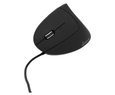 MediaRange Pelė ergonomisch Vertical links USB juodas