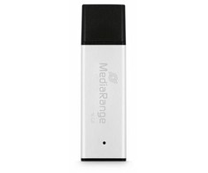 MediaRange High Performance 16 GB, USB-Stick - sidabrinis/juodas, USB-A 3.2 Gen 1
