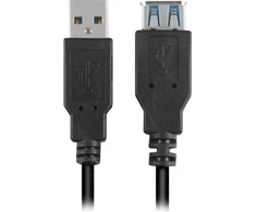 USB kabelis USB Sharkoon USB-A - USB-A,  2 m, 3.2 Gen 1 (3.1 Gen 1)