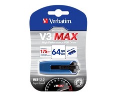 USB-Stick 64GB Verbatim 3.2 Store'n Go V3 Max Juodas retail