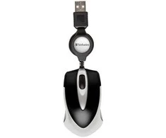 Verbatim Go Mini kompiuterinė pelė USB A tipo Optinis 1000 DPI Abiems rankoms