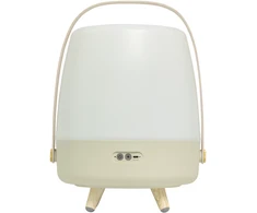 Nešiojama garso kolonėlė su apšvietimu Sound by JBL Kooduu Lite-up PLAY 2.0, spalva: smėlio