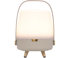Nešiojama garso kolonėlė su apšvietimu Sound by JBL Kooduu Lite-up PLAY Mini, spalva: smėlio