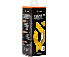 Onix Fuse G2 Piklbolo kamuoliukai, 3 vnt. geltona