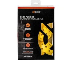 Onix Fuse G2 Piklbolo kamuoliukai, 6 vnt. geltona