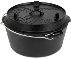 PETROMAX ketaus puodas Dutch Oven ft9 su plokščiu dugnu 7,5l
