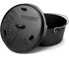 PETROMAX ketaus puodas Dutch Oven ft9 su plokščiu dugnu 7,5l