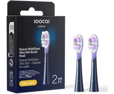 Dantų šepetėlis SOOCAS NEOS II Keičiama šepetėlio galvutė Ultra Soft, Midnight Mėlyna (2 galvutės pakuotėje)
