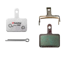 SWISSSTOP diskinių stabdžių kaladėlės, 15 colių, Shimano Deore BR-M575, BR-M525, BR-M515, BR-T615, LX BR-T675. Alivio BR-M4050. Acera BR-M3050. Altus