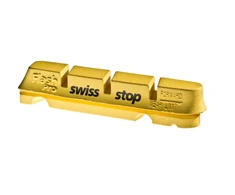 SWISSSTOP ratlankio stabdžių kaladėlių įdėklai: „FlashPro Geltona King Carbon“, skirti ratlankiams, skirti SRAM/Shimano ir „Campagnolo“ su tvirtinimo varžtu, plento stabdžiai, birūs: ne.
