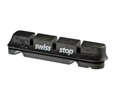 SWISSSTOP ratlankio stabdžių kaladėlių įdėklai FlashPro Original Juodas aliuminio ratlankiams, skirtiems SRAM/Shimano plus Campagnolo su...