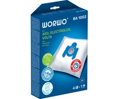 Dulkių siurblių maišeliai WORWO BA1002 TEX GUARD Plus
