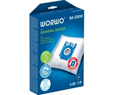 Dulkių siurblių maišeliai WORWO BA2000 TEX GUARD® Plus