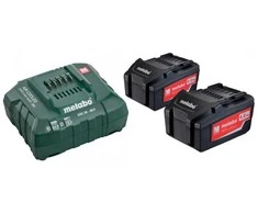 18V akumuliatorių rinkinys 2 x 4,0 Ah kroviklis, ASC 55, Metabo