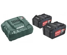 18V akumuliatorių rinkinys 2 x 4,0 Ah kroviklis, ASC 55, Metabo