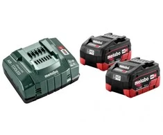 18V akumuliatorių rinkinys 2x 5.5Ah LiHD kroviklis, Metabo