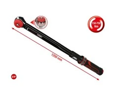Dinamometrinis raktas su terkšle ERGOTORQUEprecision 3/4" 150-750Nm, KS Tools