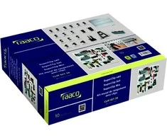 4 preforated walls and 38 Super Clip hooks, HxL 880x1040mm, Raaco