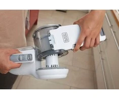 Dulkių siurblys Black &amp; Decker Juodas &amp; Decker Vacuum cleaner bagless, handheld Juodas &amp; Decker Pivot PV1820L-QW (35W, baltos spalvos)