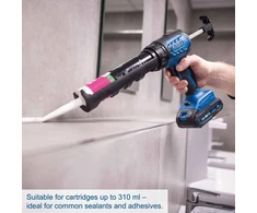 Akumuliatorinis silikono pistoletas C-SEG310-X – SET S, Scheppach