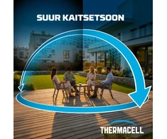 Thermacell EL55 Elektrinis belaidis uodų repelentas su jaukiu apšvietimu, Juodas