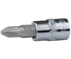 KSTOOLS Antgalis galvutė 1/4" CHROMEplus PH2, KS Tools