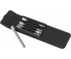 Antgalių galvučių komplektas 1/4" 4-8mm 8740 A HF 1, Wera